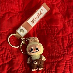 Cute Lbubu Keychain with BOOM Tag